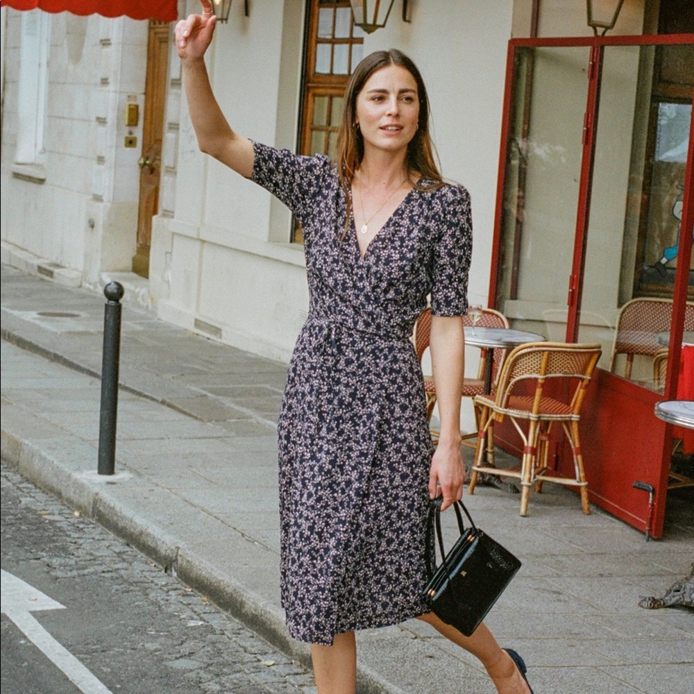 Rouje edith wrap dress